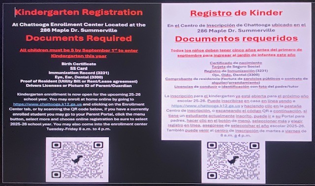  25-26 Kindergarten Registration
